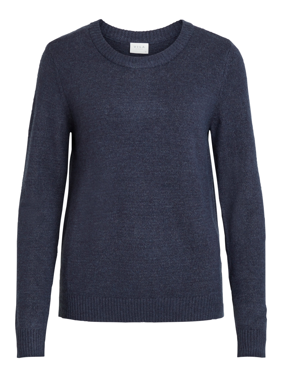 Viril O-Neck L/S striktrøje - Total Eclipse